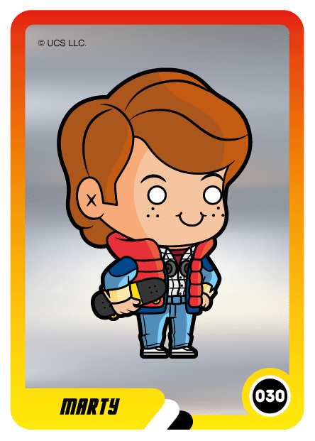 Marty Mcfly Card