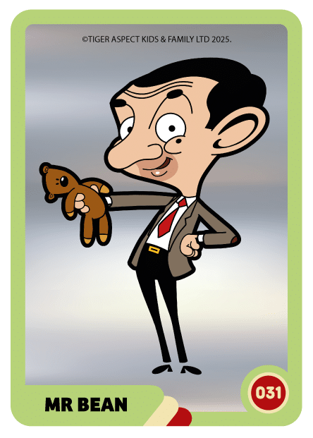 Mr Bean Teddy Card